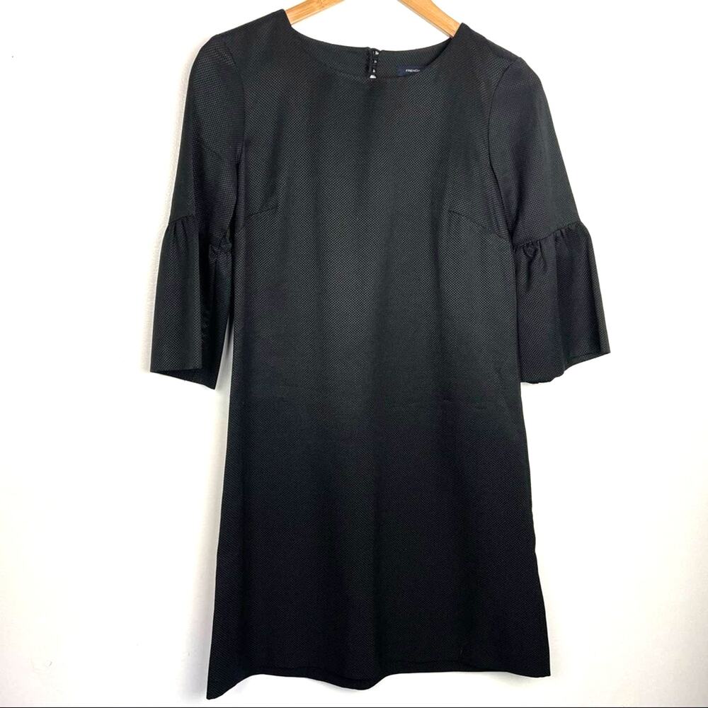 French Connection | Black Bell Sleeve Dress 4